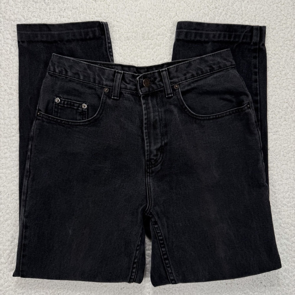 Jordache Basics Jeans Men's 27x27 Black Denim Straight Y2K Casual Streetwear